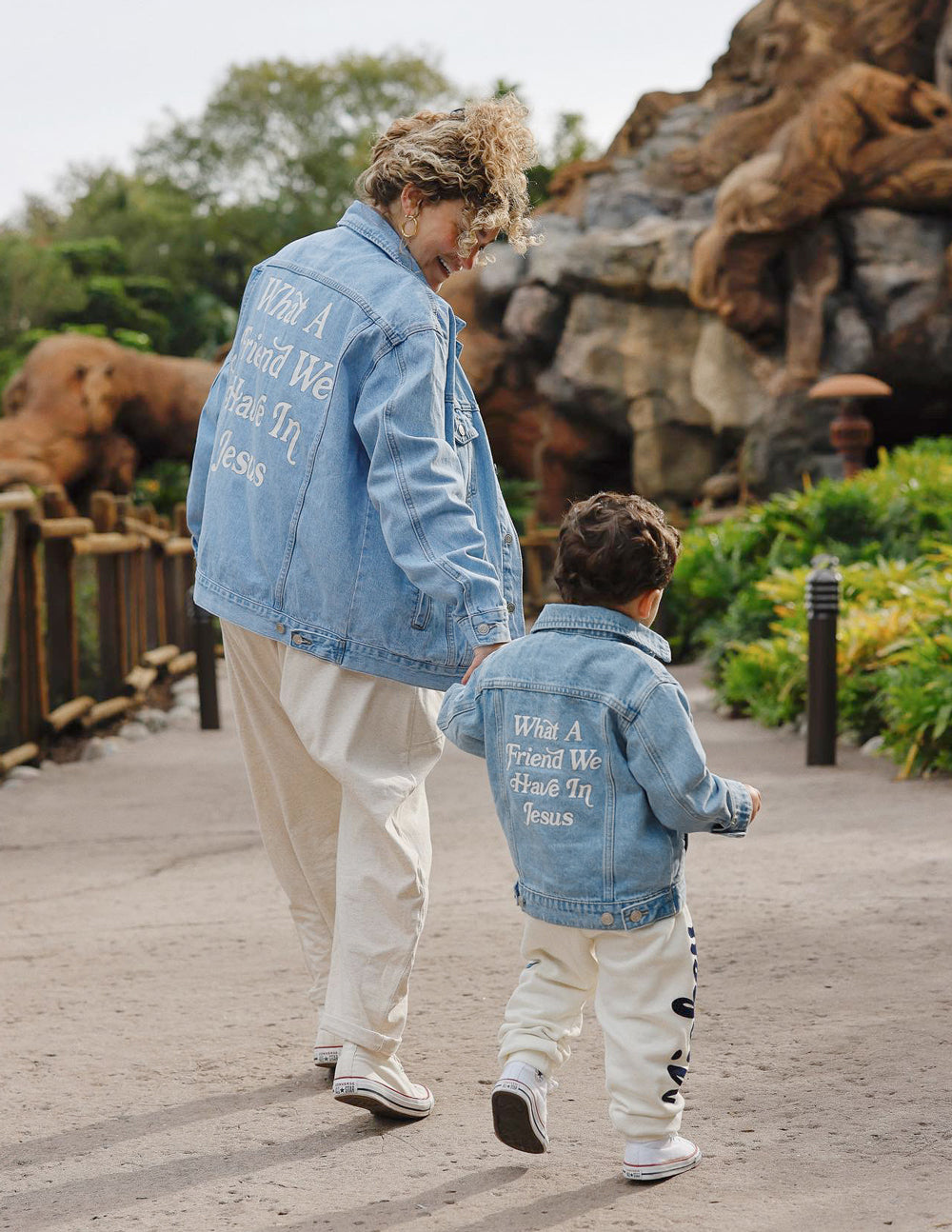 What a Friend in Jesus Kids Denim Jacket – Baby Breez