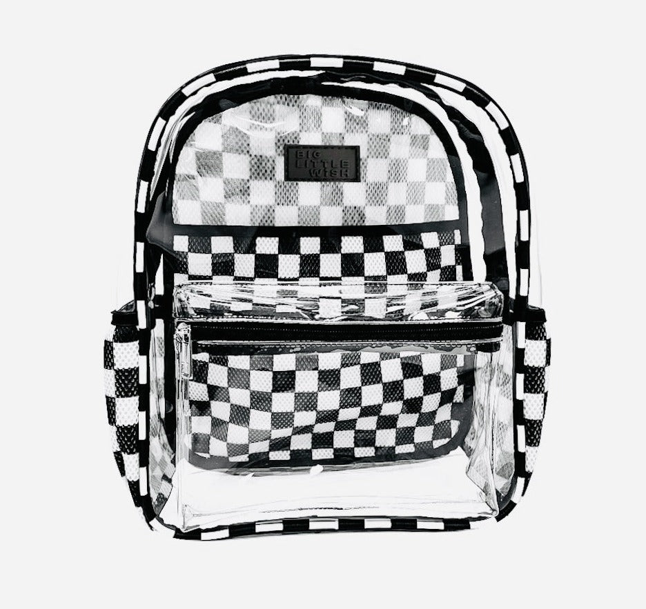 elisa and chise mini backpack Clear Checkered Mix and Match Each Color:Slate Blue Fjallraven Mini Kanken Kanken paddle-tail
