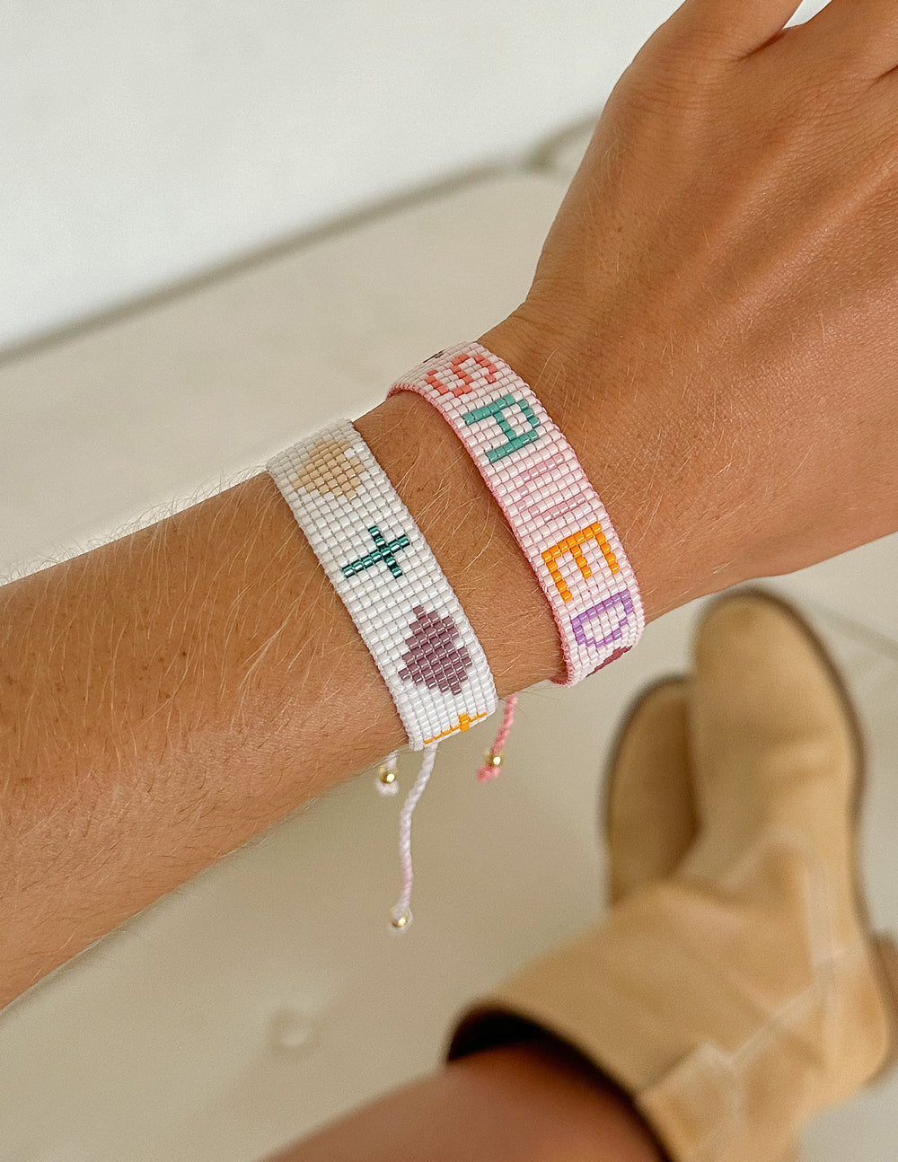 Saved Micro Bead String Bracelet – Baby Breez