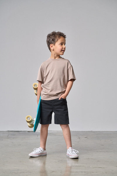 Oversized Bamboo Tee - Mushroom