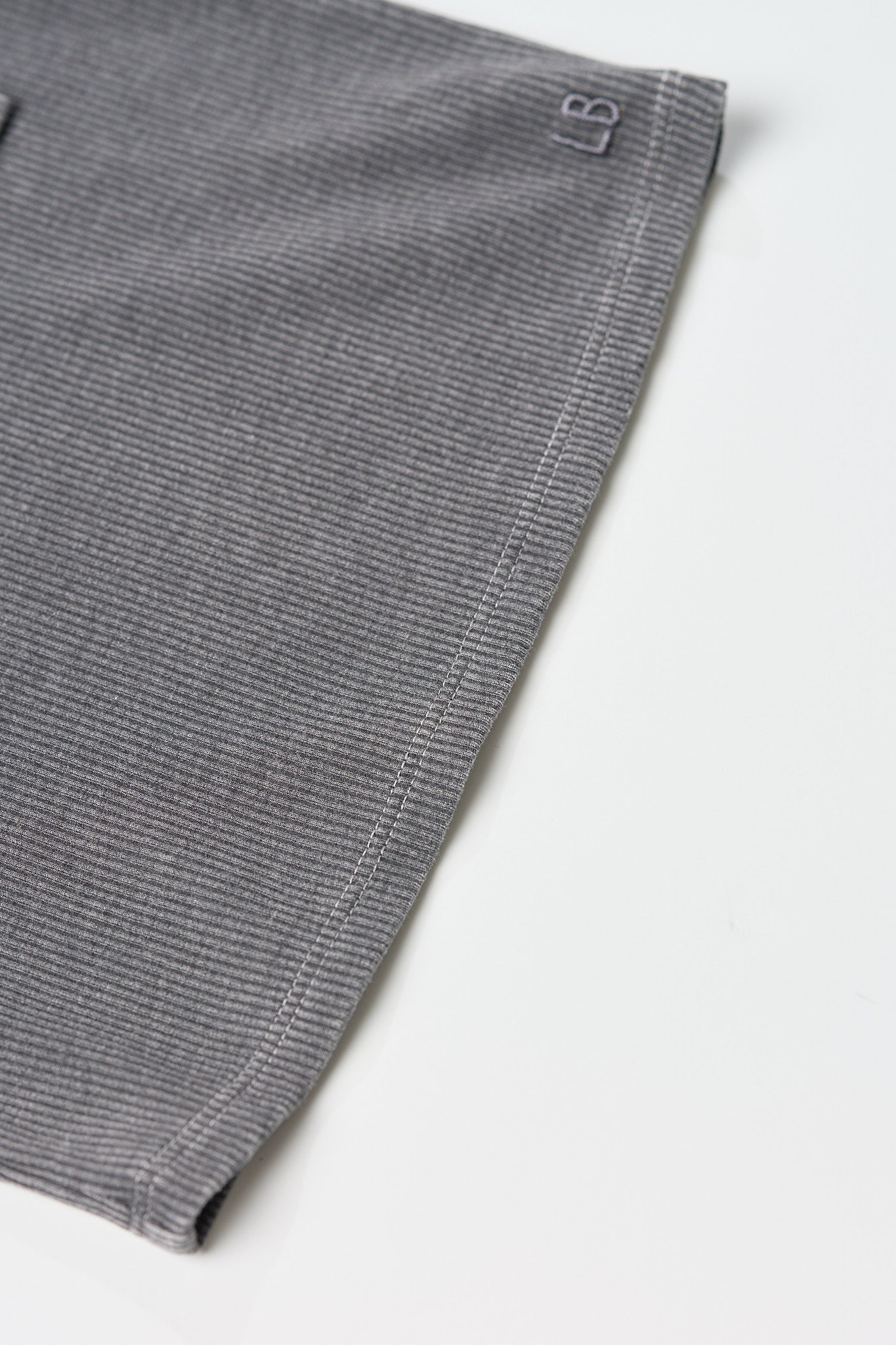 Acid Wash Ribbed Tank - Black