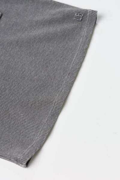 Acid Wash Ribbed Tank - Black