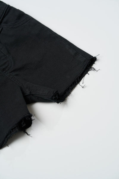Boys Denim Short - Black Wash