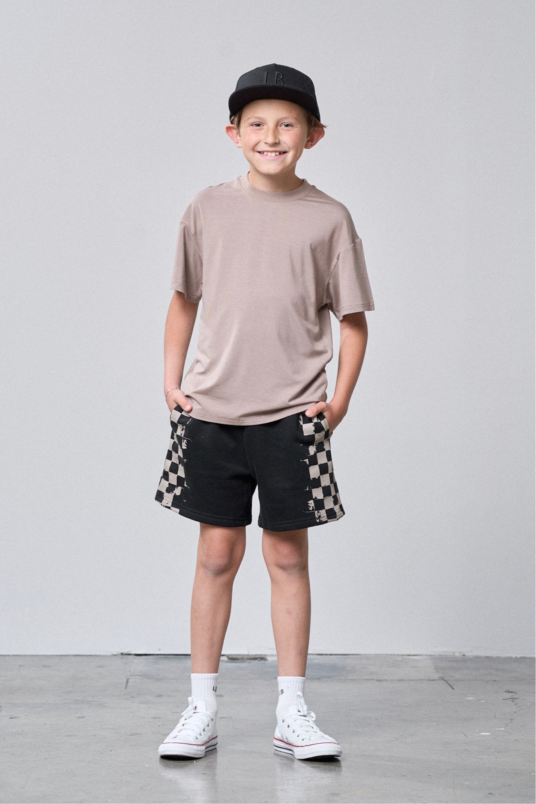 Oversized Bamboo Tee - Mushroom