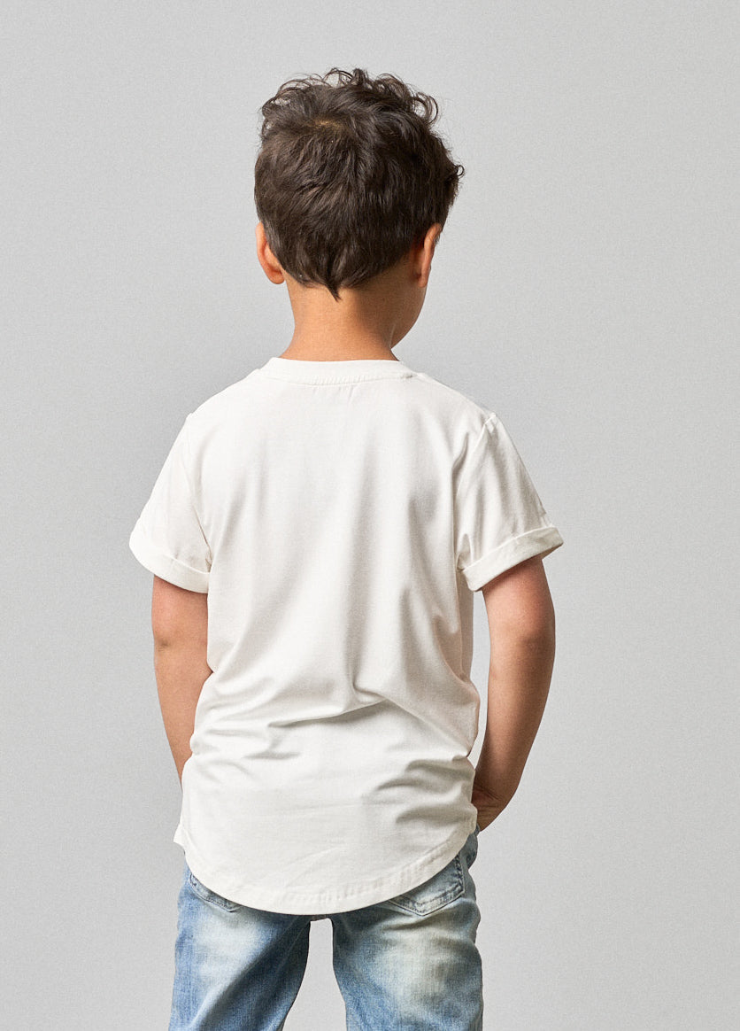 Bamboo Pocket Tee - Off White