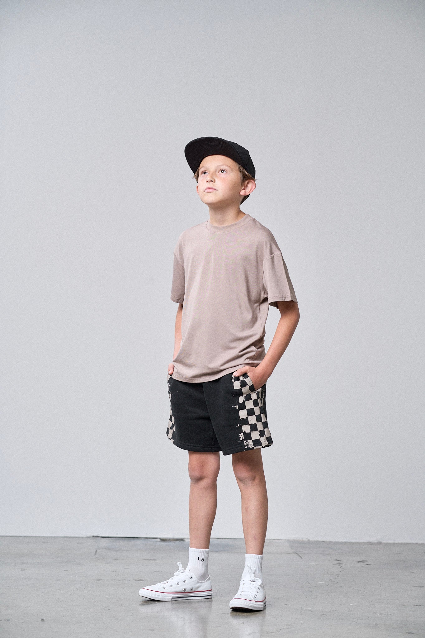 Oversized Bamboo Tee - Mushroom