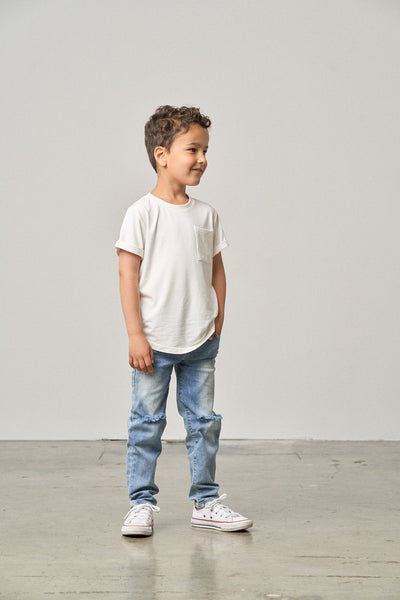 Bamboo Pocket Tee - Off White