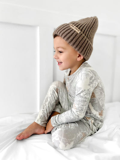 Snow Camo Bamboo Two-Piece Set