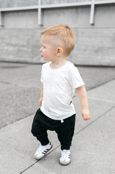 Bamboo Pocket Tee - Off White