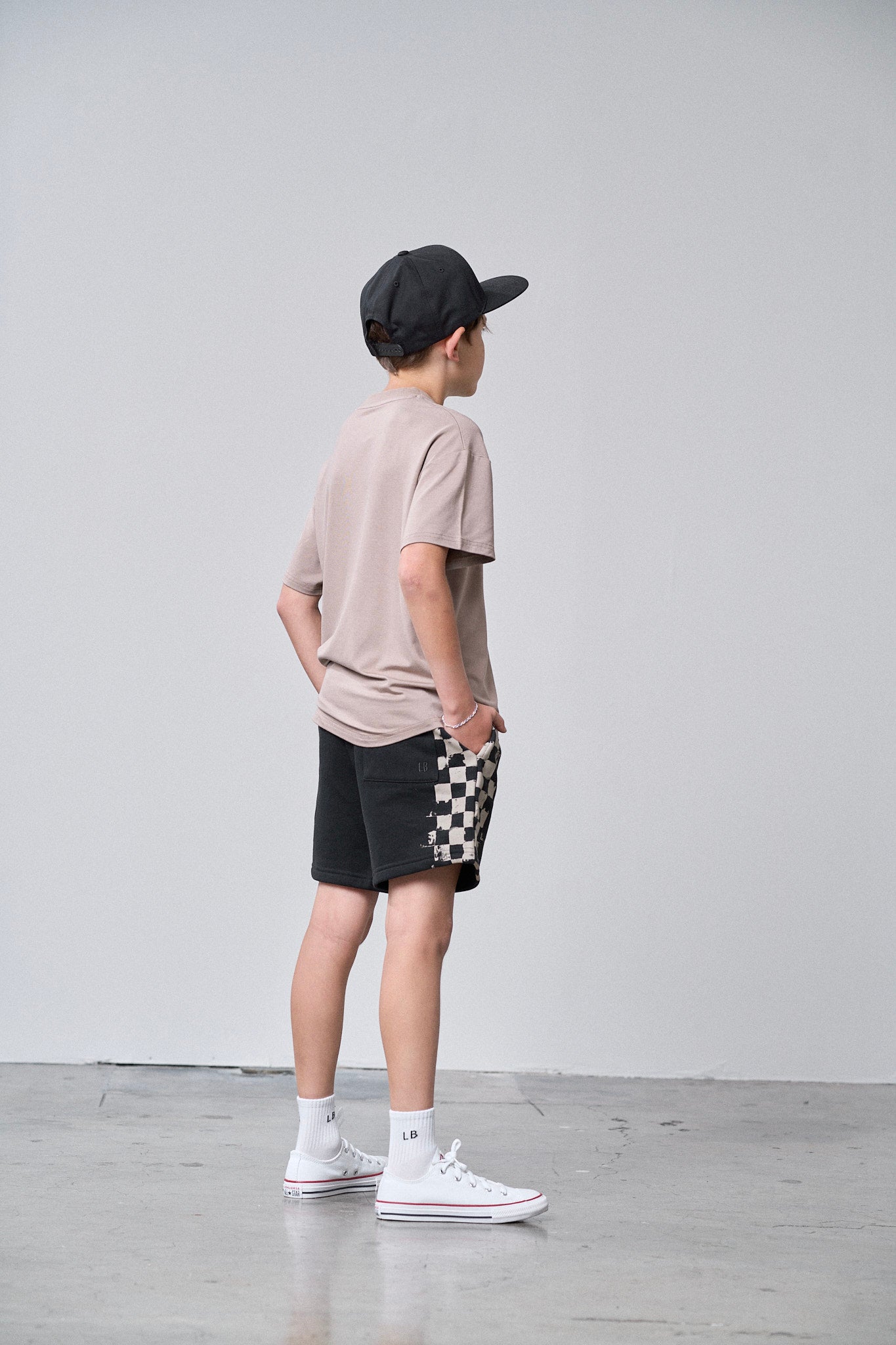Oversized Bamboo Tee - Mushroom