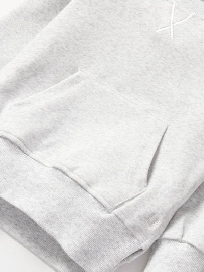 Pocket Pullover - Light Heather Grey