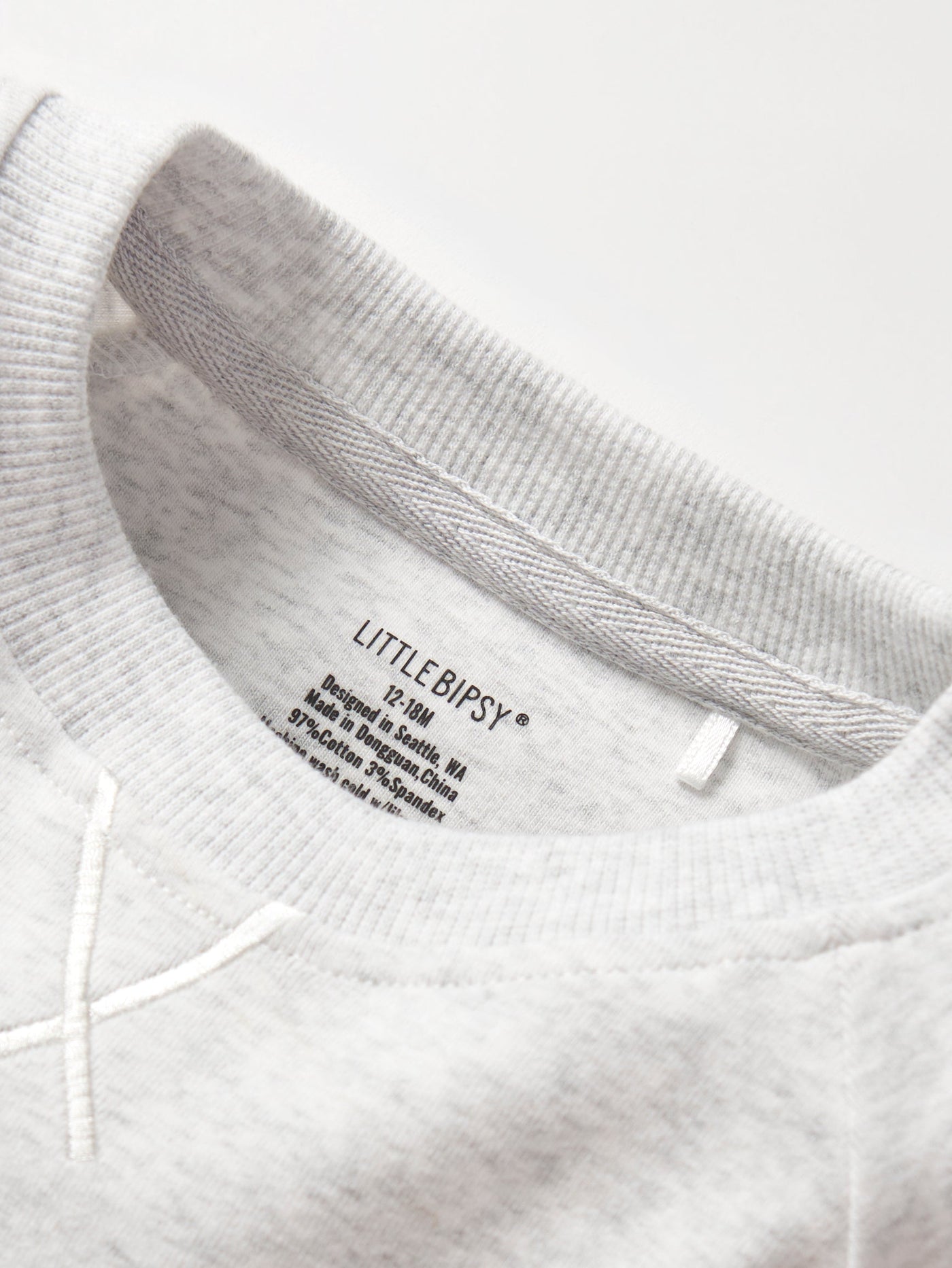Pocket Pullover - Light Heather Grey
