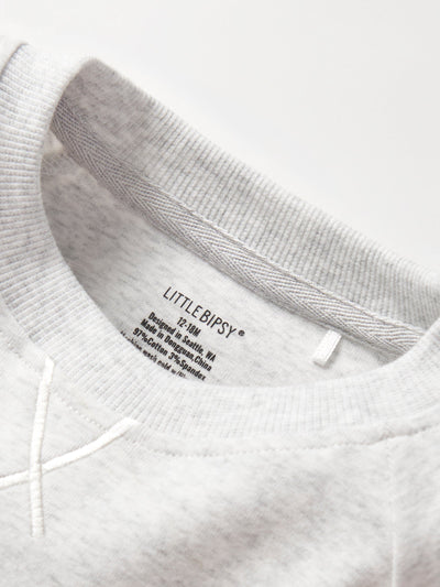 Pocket Pullover - Light Heather Grey