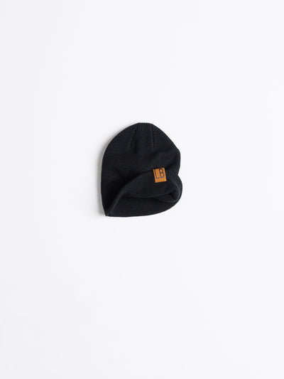 Knit Beanie - Black