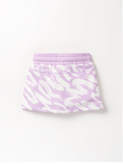 Brush Stroke Skort - Lavender