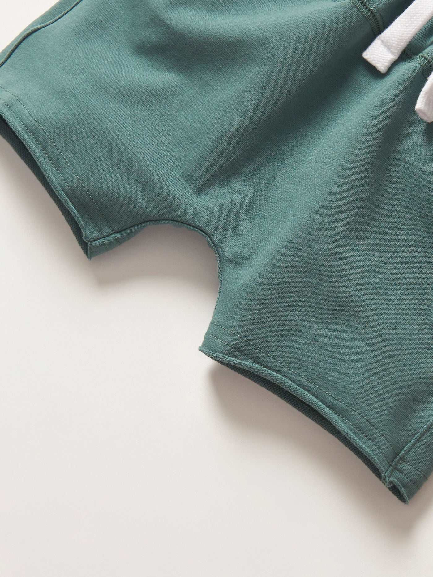 Raw Edge Harem Short - Teal