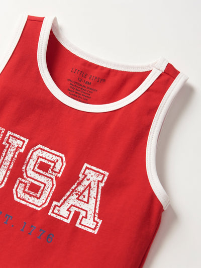 USA Tank - Red