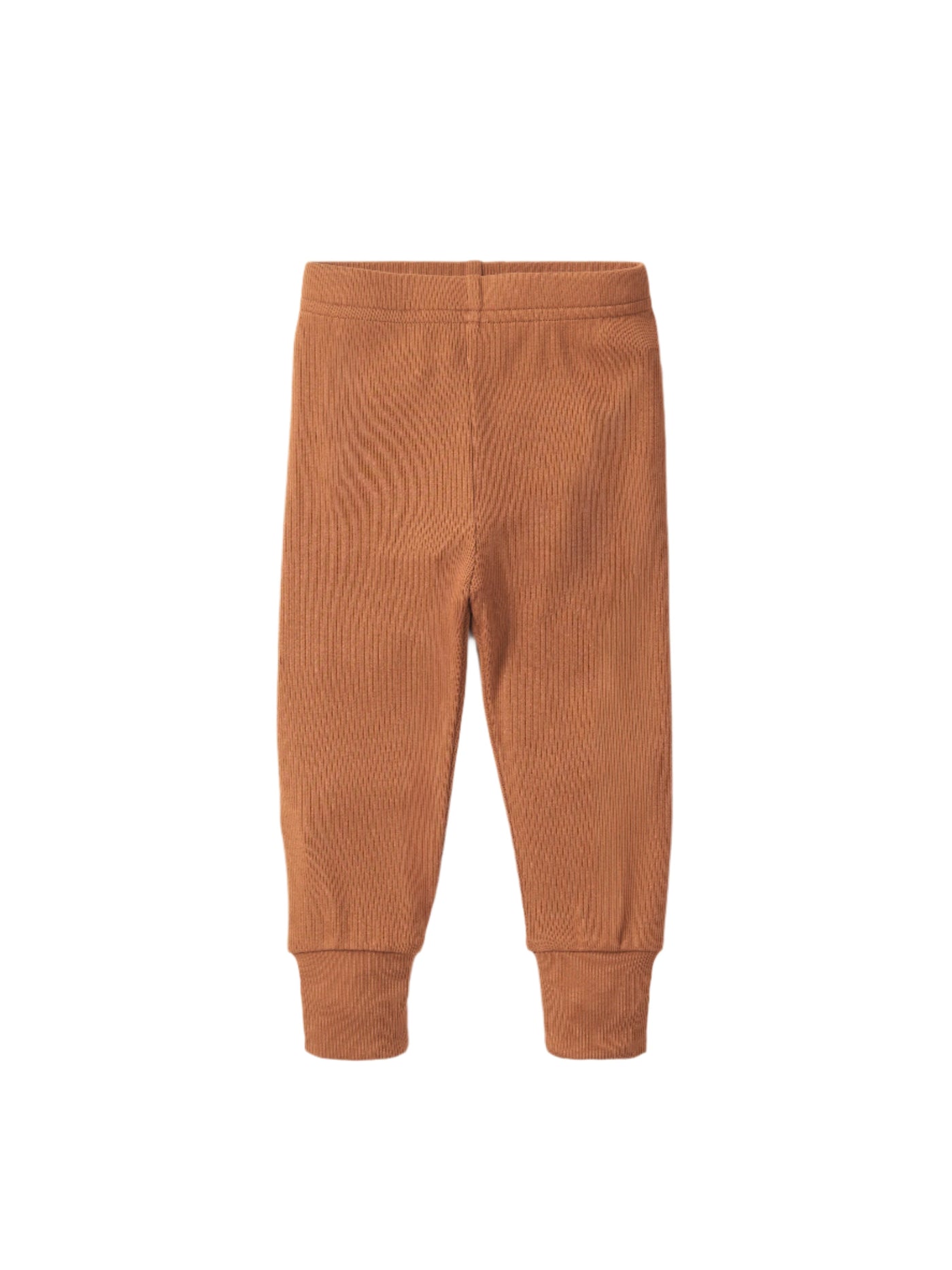 Ribbed Legging - Chestnut