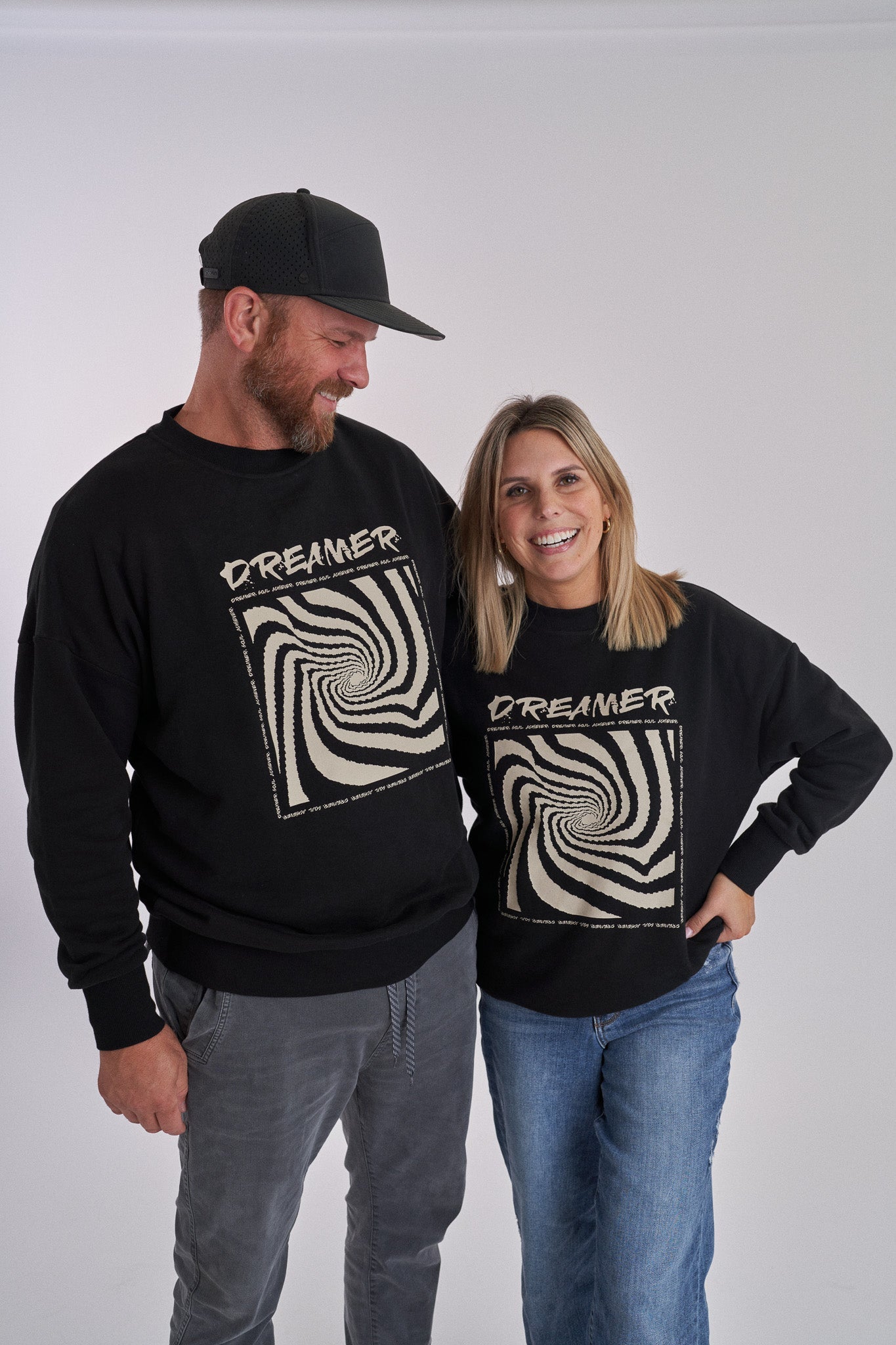 Adult Goal Achiever Crewneck - Black