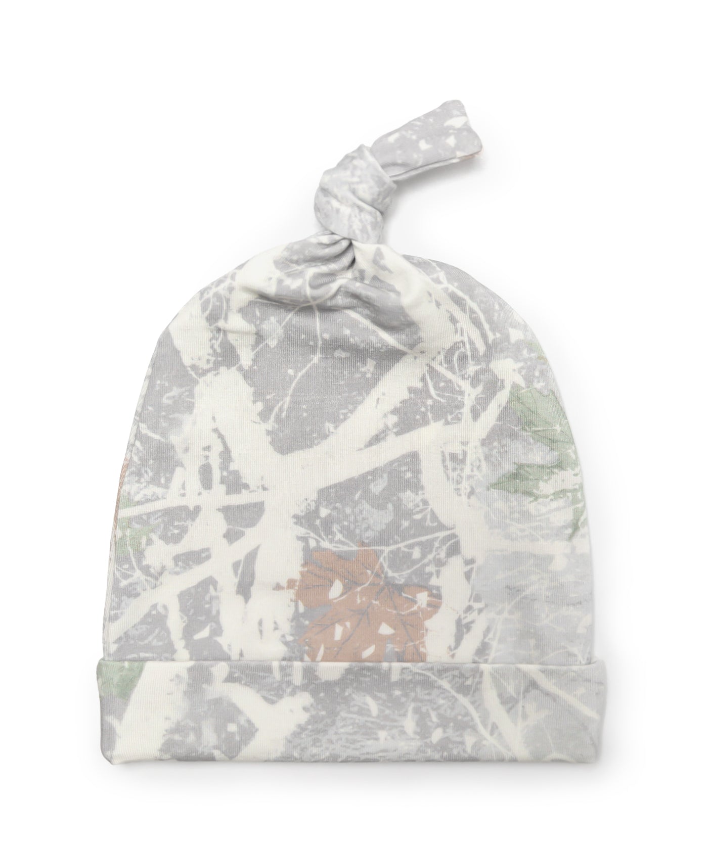 Snow Camo Knotted Beanie