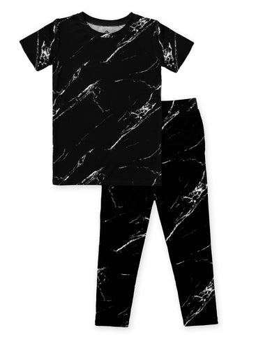 Black Marble Two-Piece Set