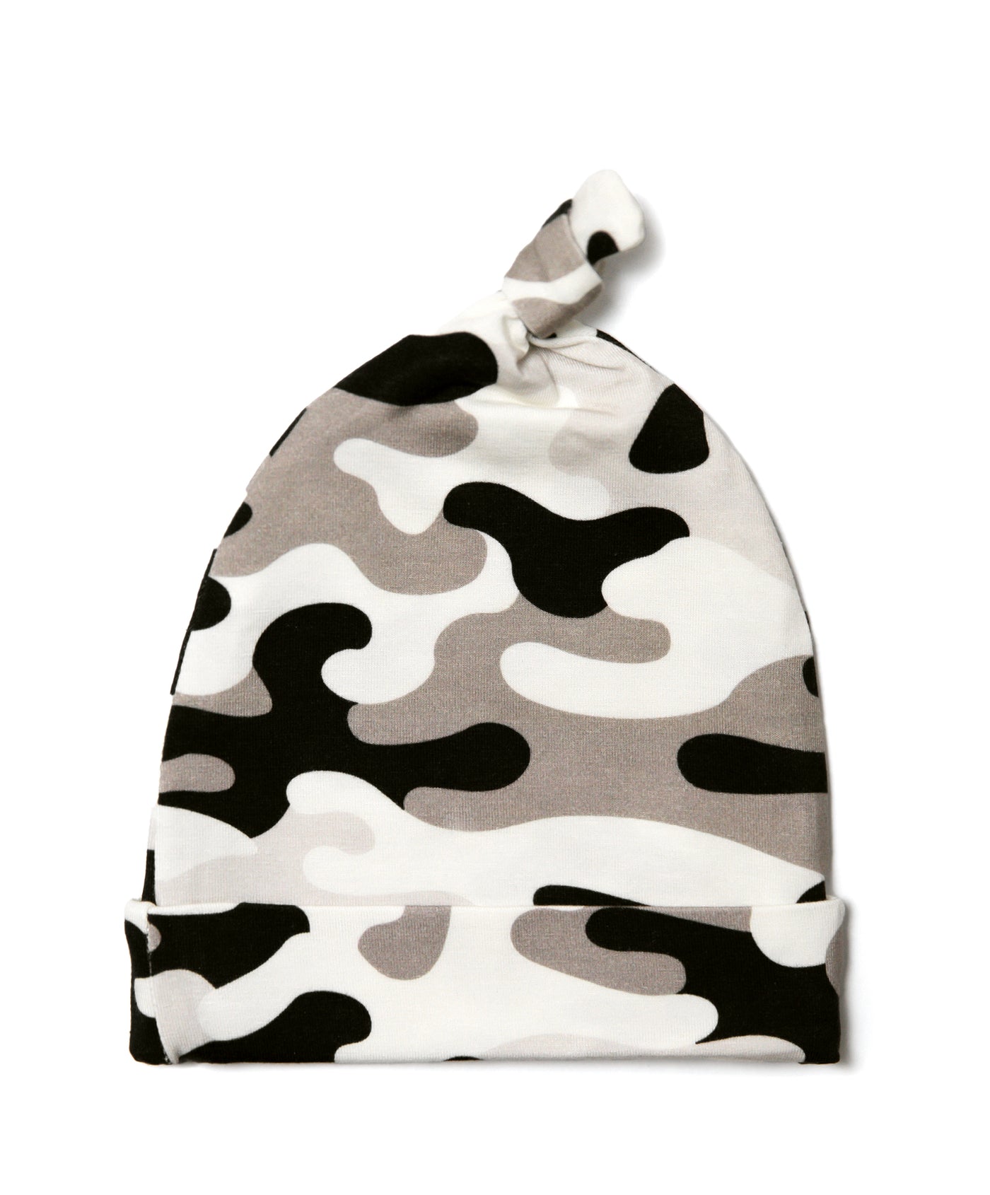 Light Camo Knotted Beanie