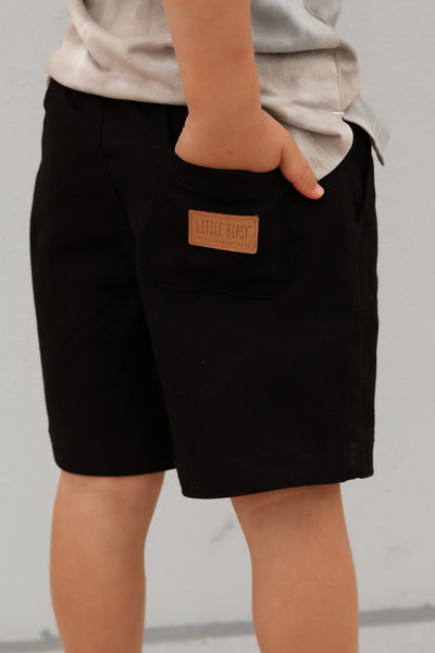 Cotton Twill Short - Black
