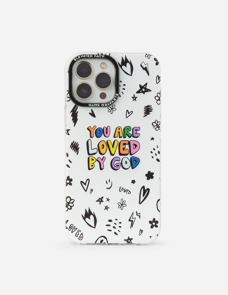 White You Are Loved By God Phone Case – Baby Breez